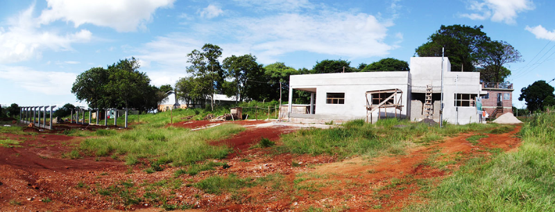 Novas obras modificam aspecto de área pública junto ao Parque de Exposições